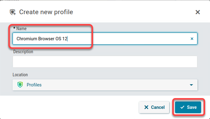 WUMS Chromium Profile Name
